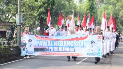 Pawai Kebangsaan Purbalingga: Semarak HUT ke-80 Kemerdekaan RI